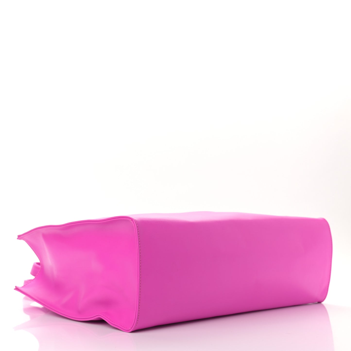 Vegan Leather Medium Shopping Bag Azalea