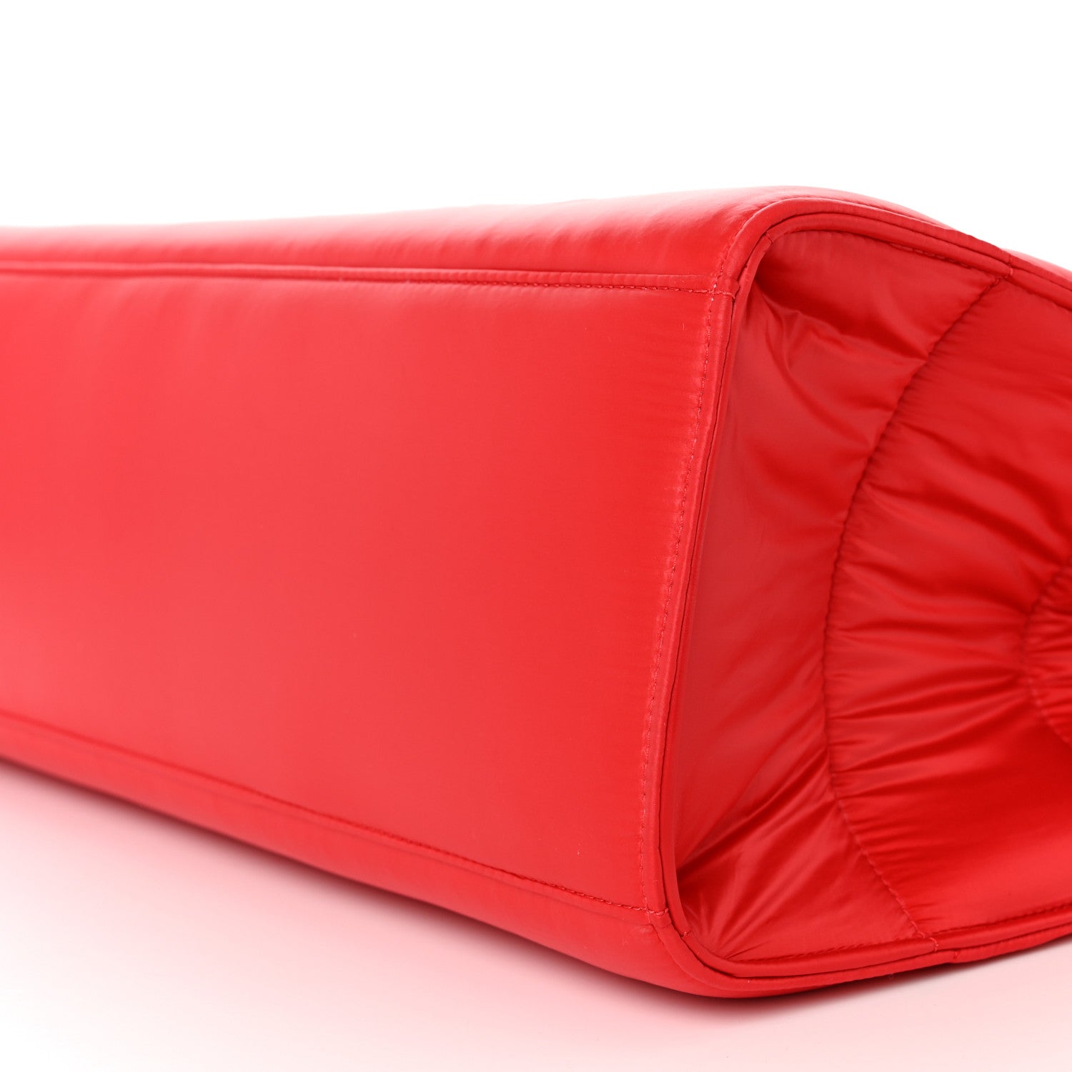 Telfar Nylon Large Puff Shopping Bag Red 9 of 9