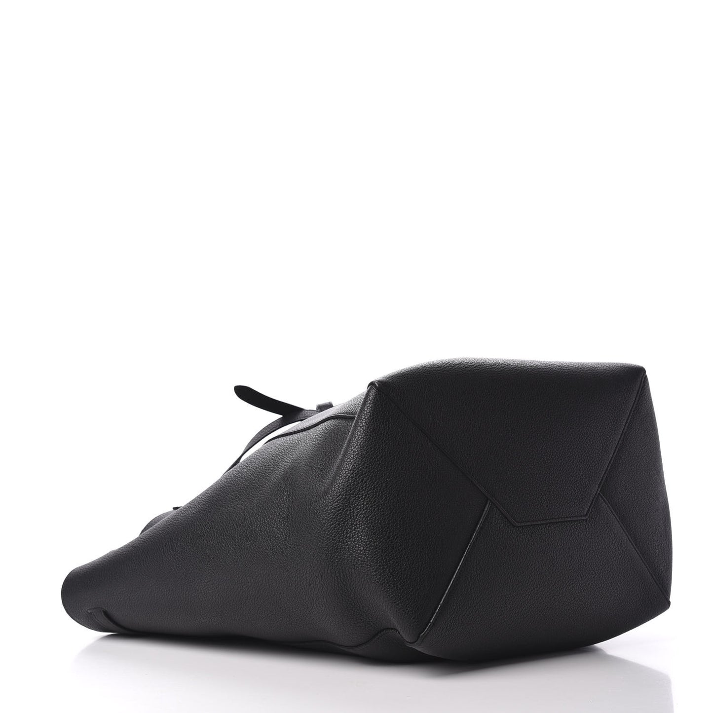 Soft Grained Calfskin Medium Belt Cabas Phantom Black
