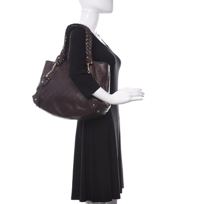 Gucci Guccissima Pelham Shoulder Bag Chocolate 2 of 15