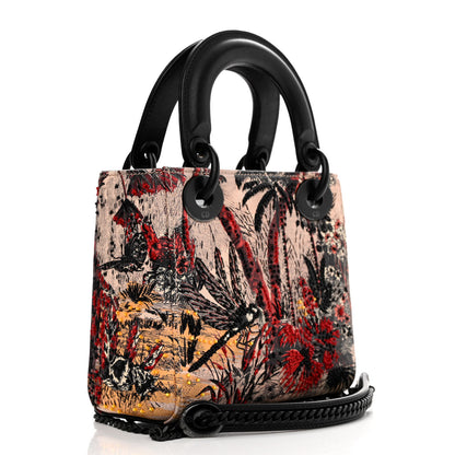 Christian Dior Canvas Embroidered Mini Lady Dior Multicolor 3 of 11