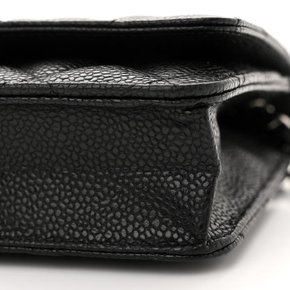 Chanel Caviar Quilted Wallet on Chain WOC Black 11 of 11