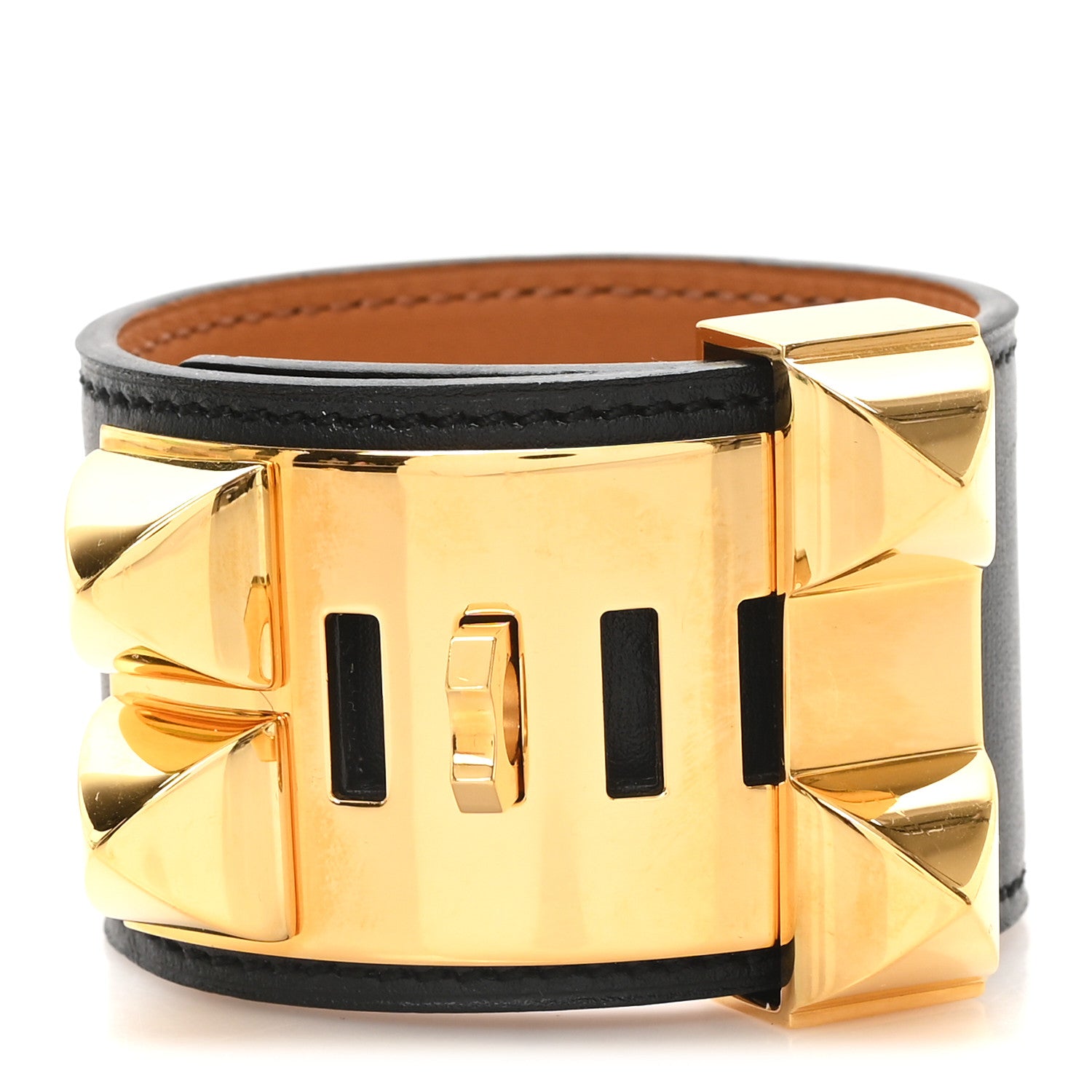 Hermes Box Collier de Chien CDC Bracelet S Black 3 of 5