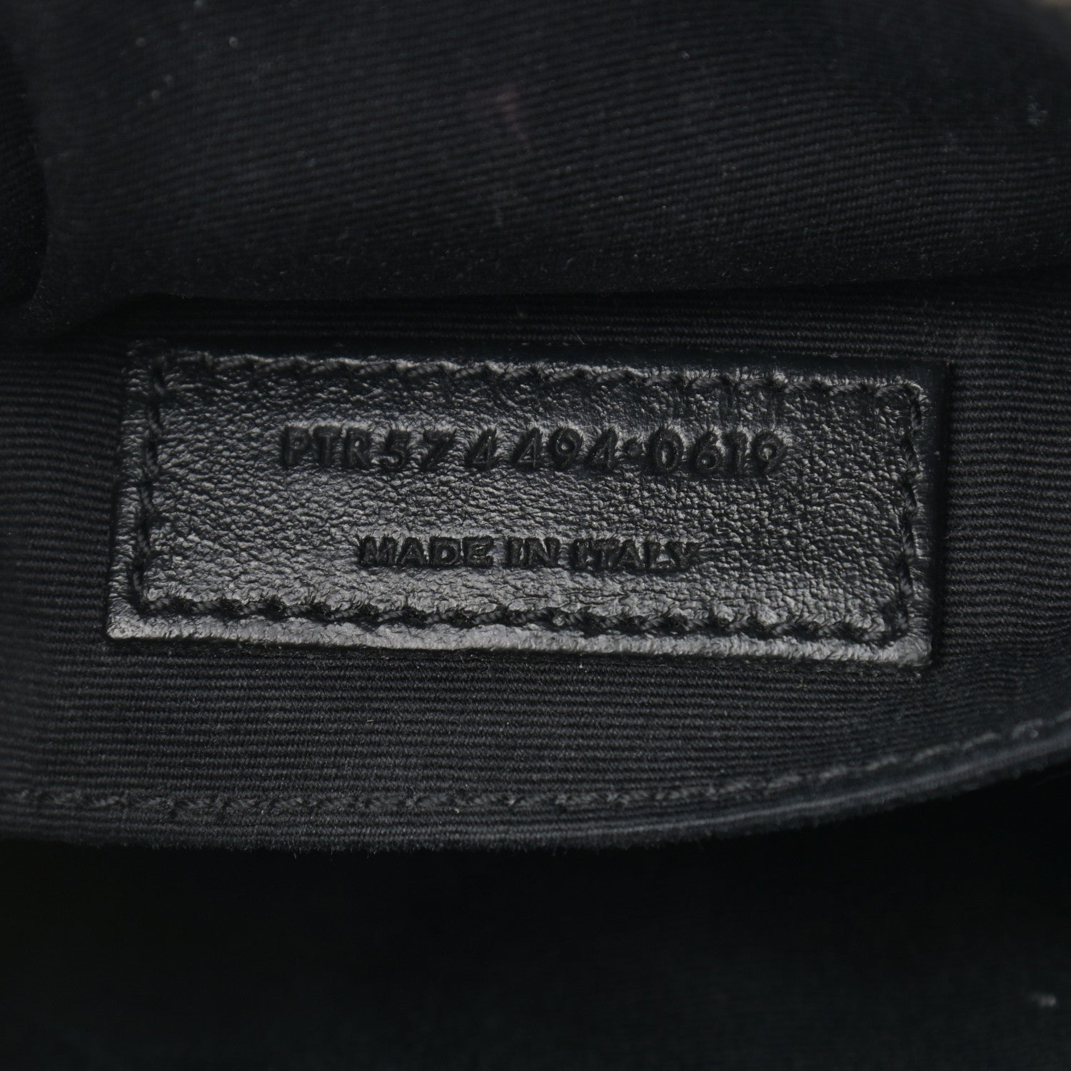 Saint Laurent Calfskin Matelasse Monogram Lou Camera Bag Black 7 of 12
