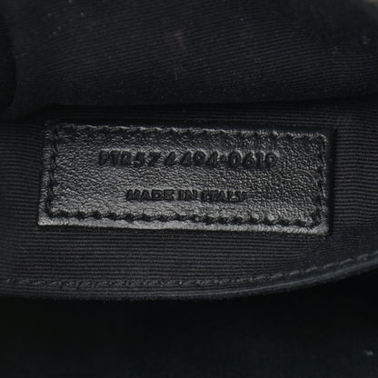 Saint Laurent Calfskin Matelasse Monogram Lou Camera Bag Black 7 of 12