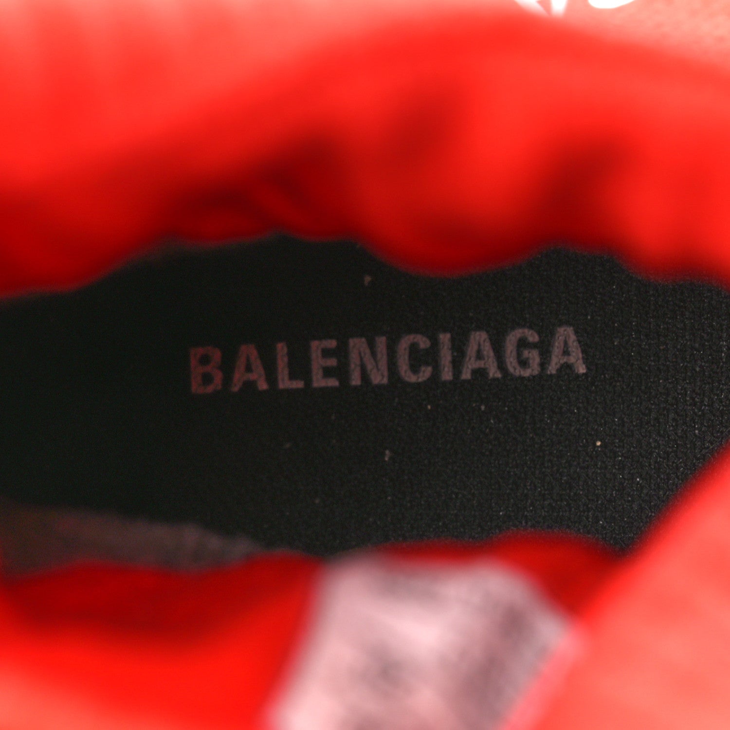 Balenciaga Ribbed Effect Knit Mens Speed Sneakers 44 Rouge 9 of 9