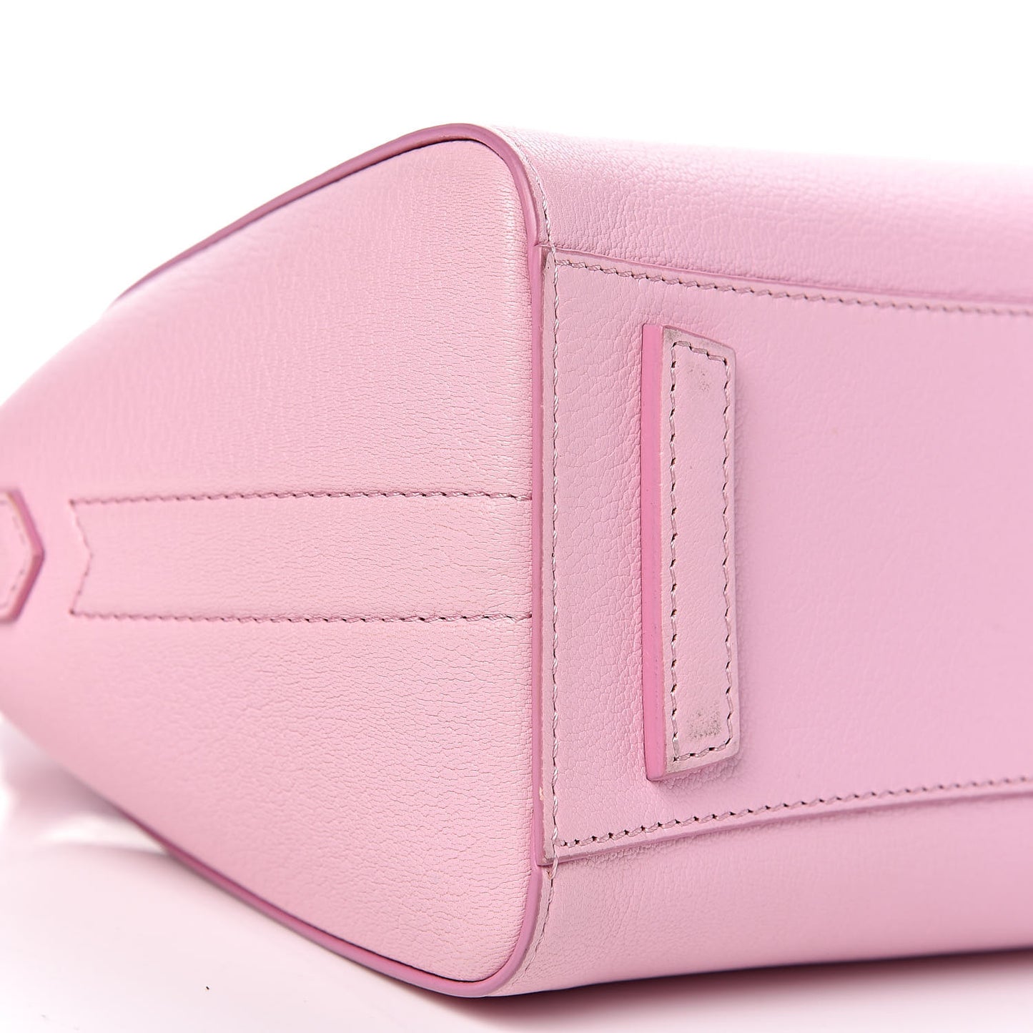 Sugar Goatskin Mini Antigona Bright Pink
