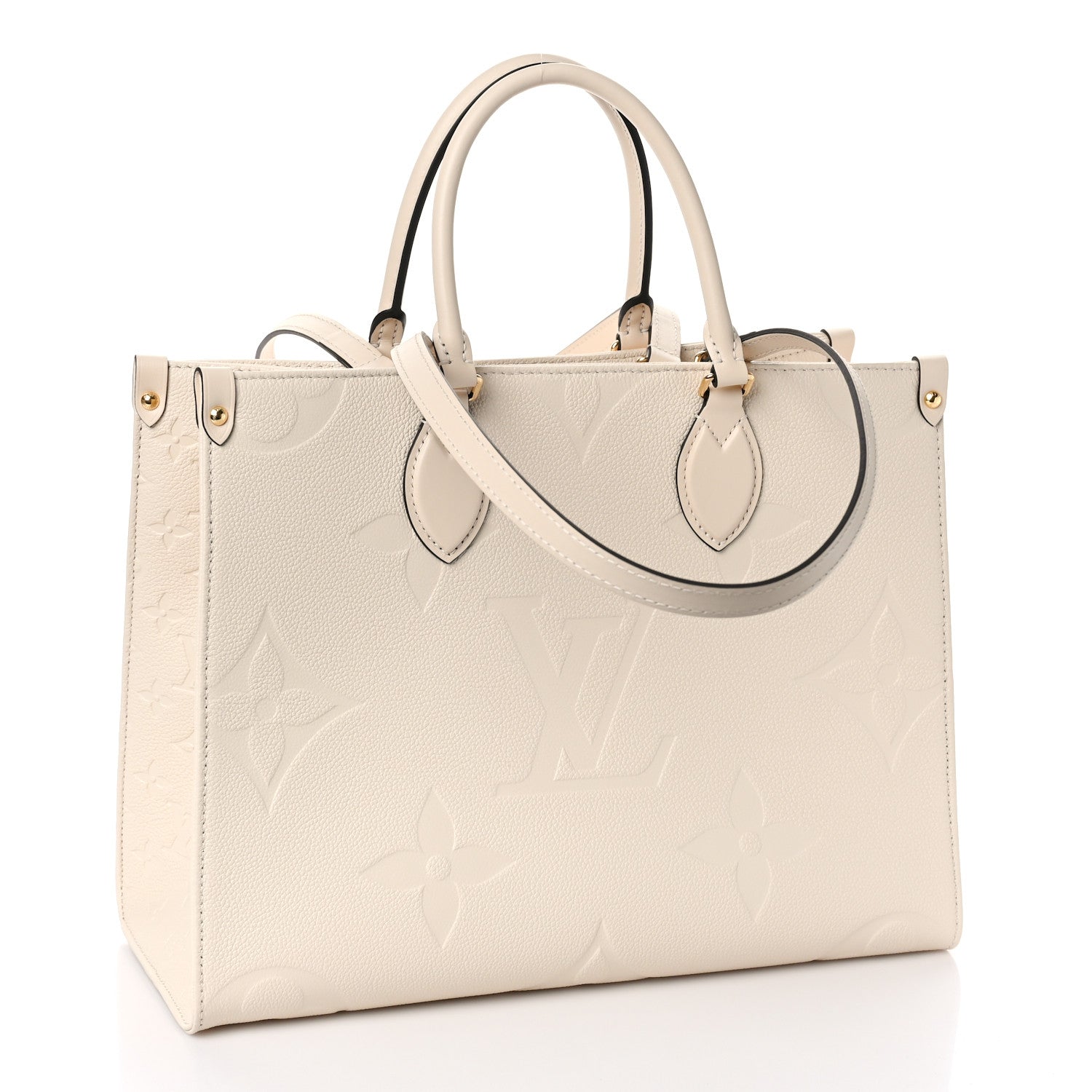 Louis Vuitton Empreinte Monogram Giant Onthego MM Creme 4 of 16