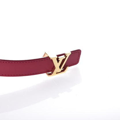 Louis Vuitton Calfskin 20mm LV Initiales Belt 70 28 Fuchsia 7 of 8
