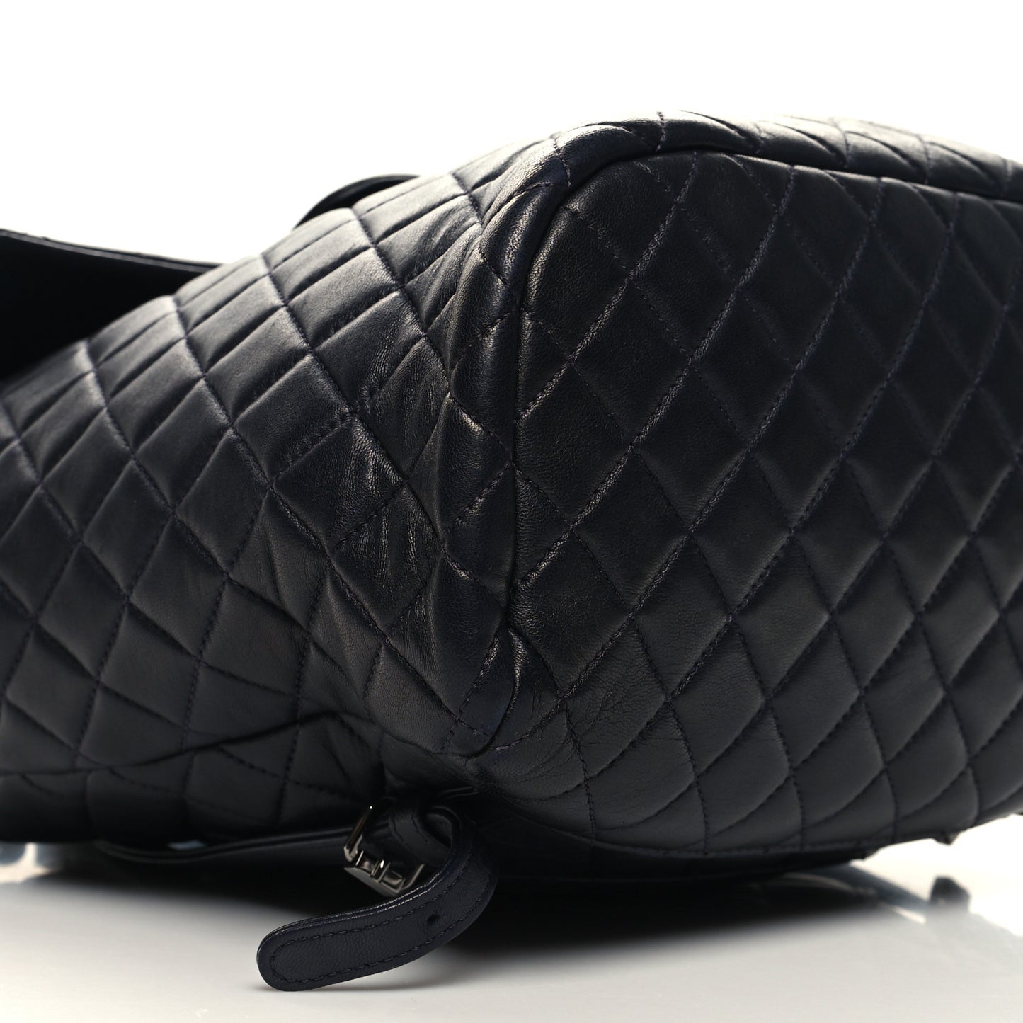 Lambskin Quilted Large Urban Spirit Backpack Navy