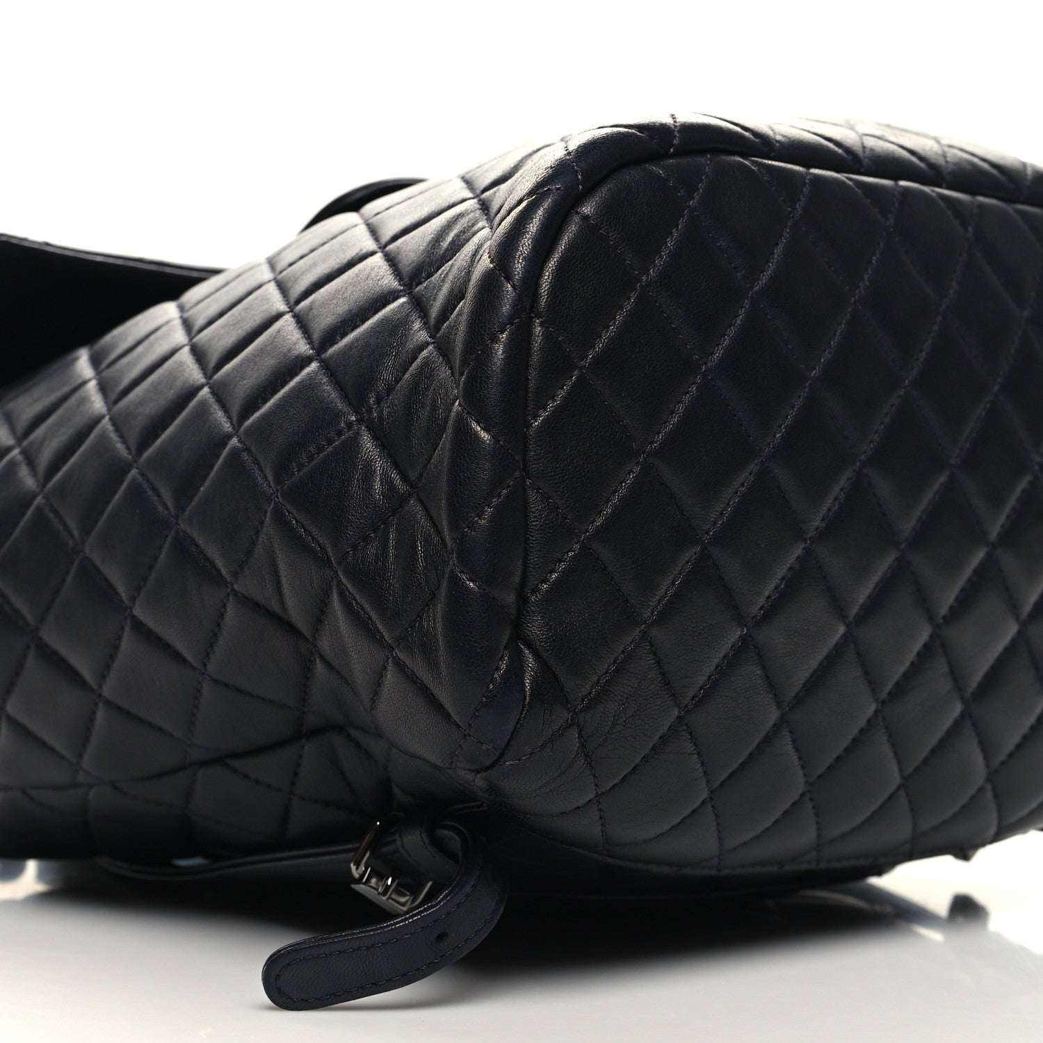 Chanel Lambskin Quilted Large Urban Spirit Backpack Navy 9 of 12