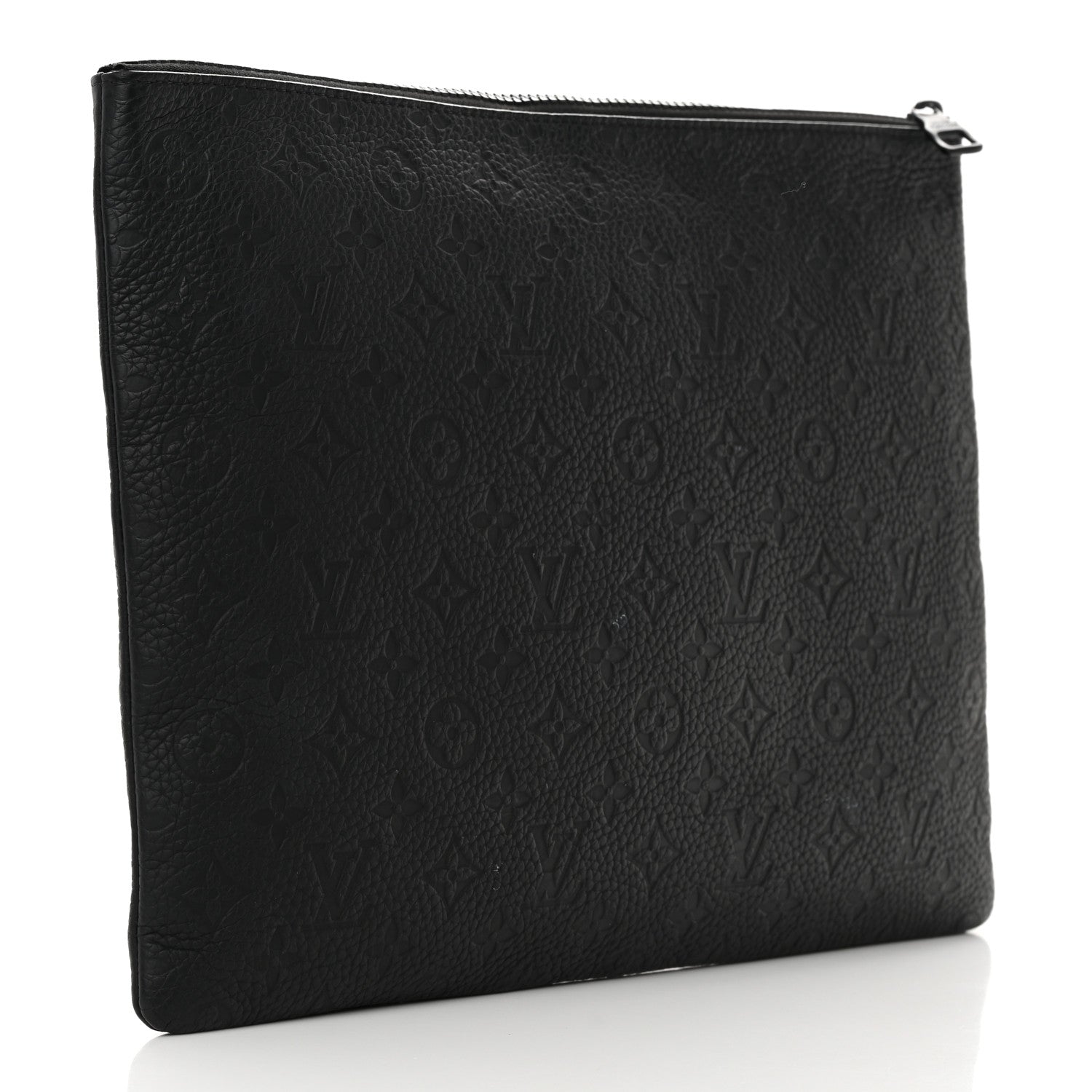 Louis Vuitton Taurillon Monogram Solar Ray A4 Pouch Black 3 of 12