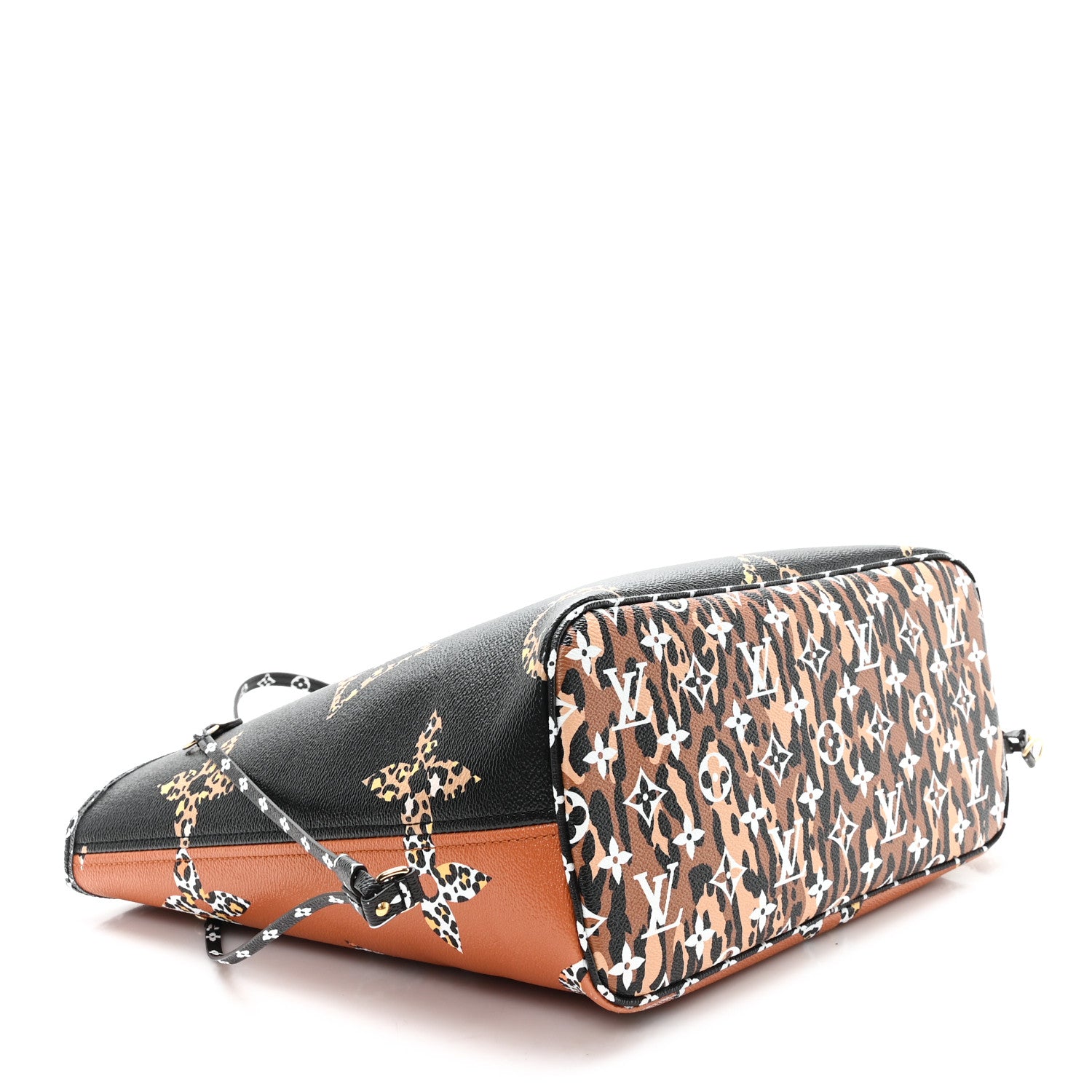 Louis Vuitton Monogram Giant Jungle Neverfull MM Black 5 of 11
