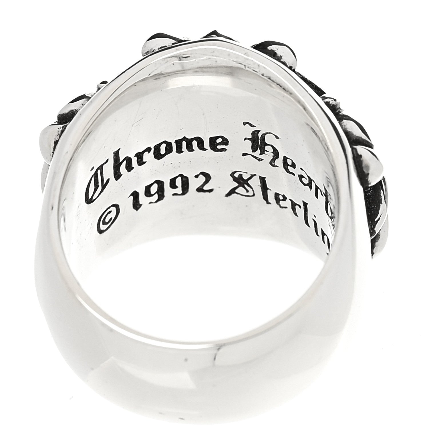Chrome Hearts Sterling Silver Keeper Ring 54 7 4 of 4