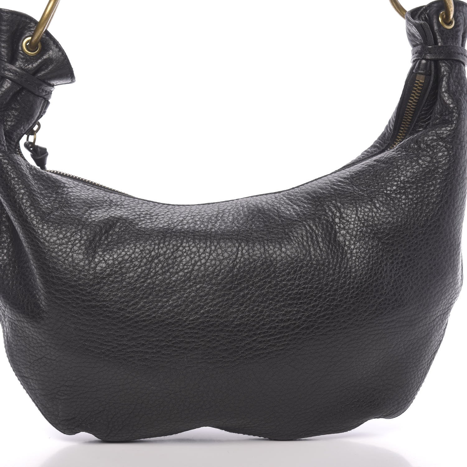 Miu Miu Vitello Daino Hobo Black 9 of 9
