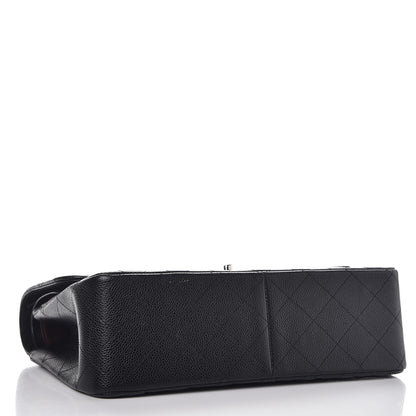 Chanel Caviar Quilted Jumbo Double Flap Black 4 of 9