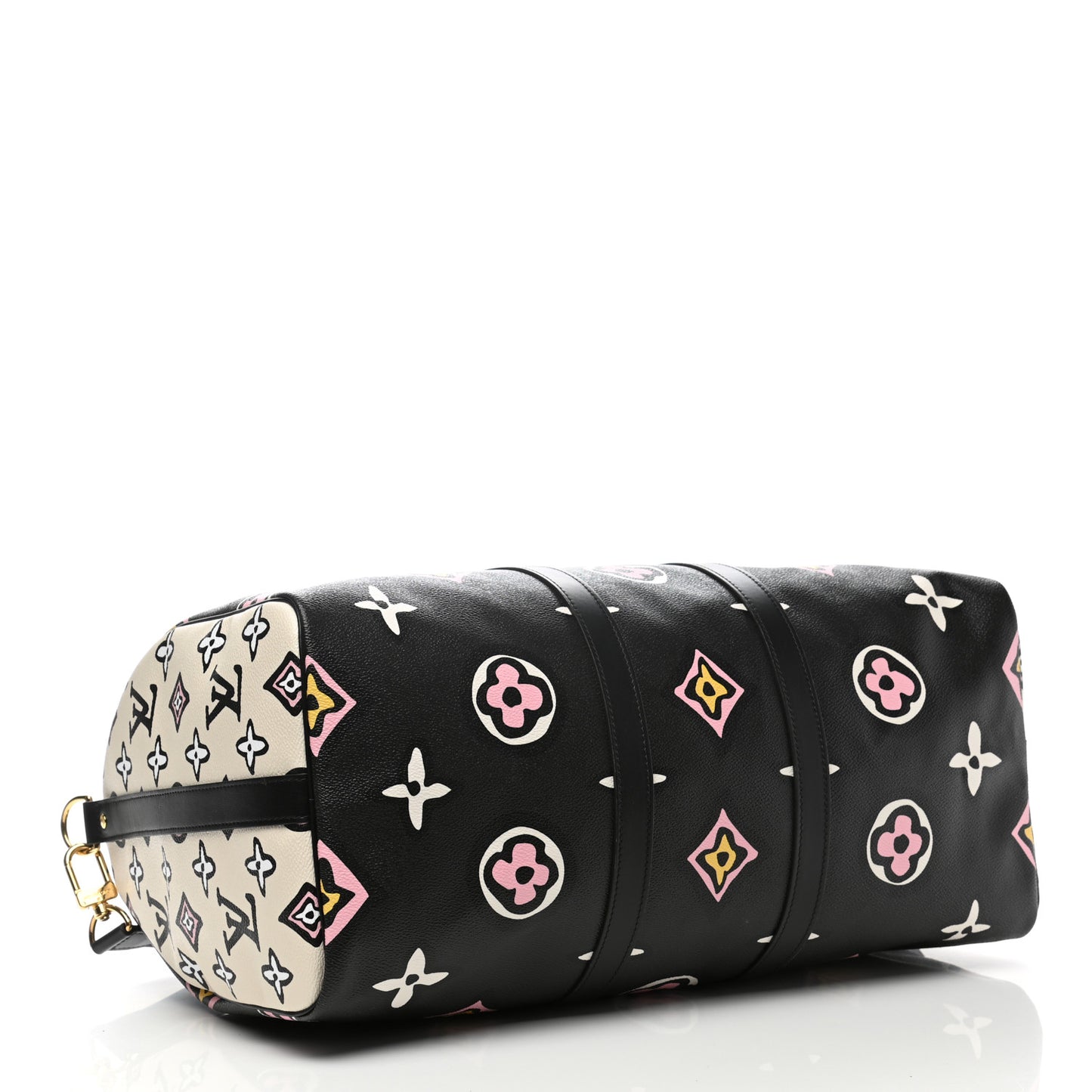Monogram Giant Wild At Heart Keepall Bandouliere 45 Black