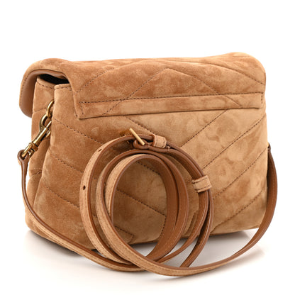 Saint Laurent Suede Toy Loulou Shoulder Bag Cinnamon 1 of 13