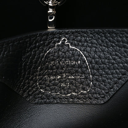 Louis Vuitton LV X YK Taurillon Capucines MM Black 6 of 10
