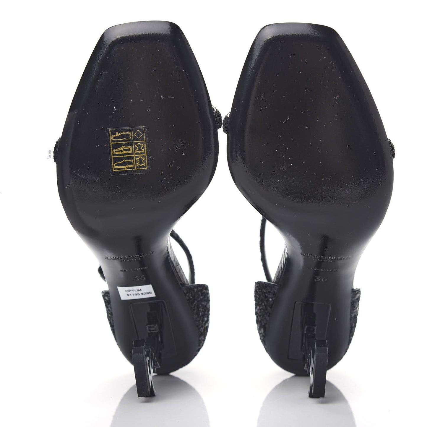 Glitter Opyum 85 Sandals 36 Black