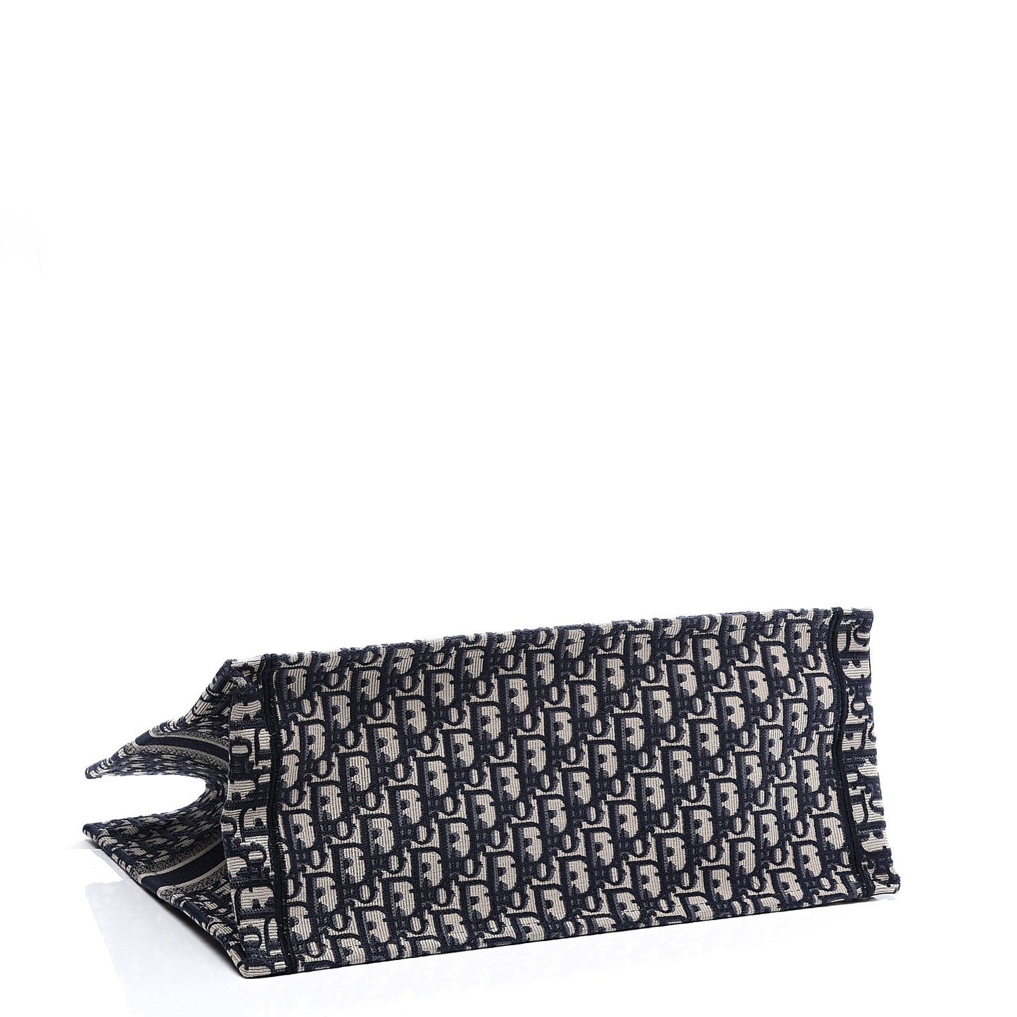 Oblique Book Tote Blue Multicolor