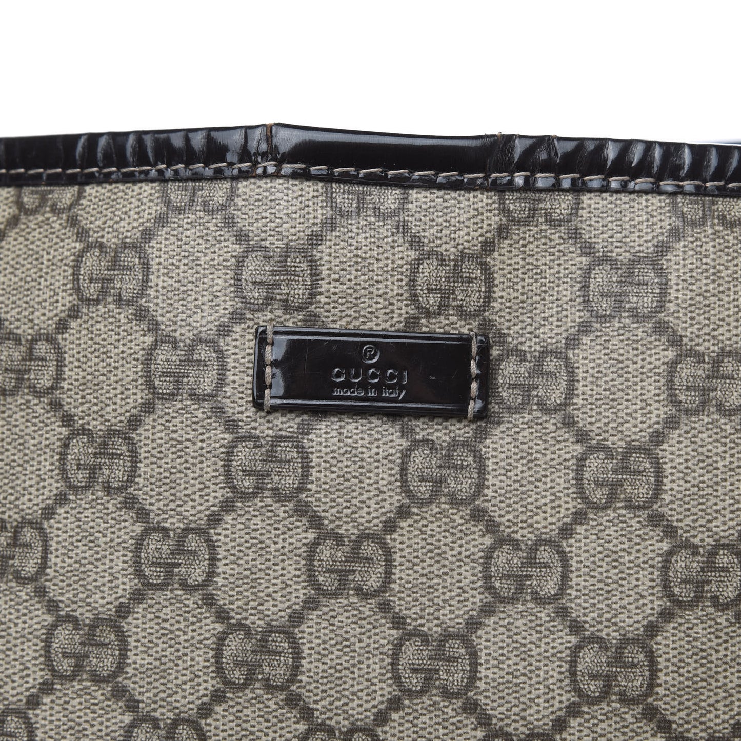 GG Plus Monogram Large Joy Tote Dark Brown