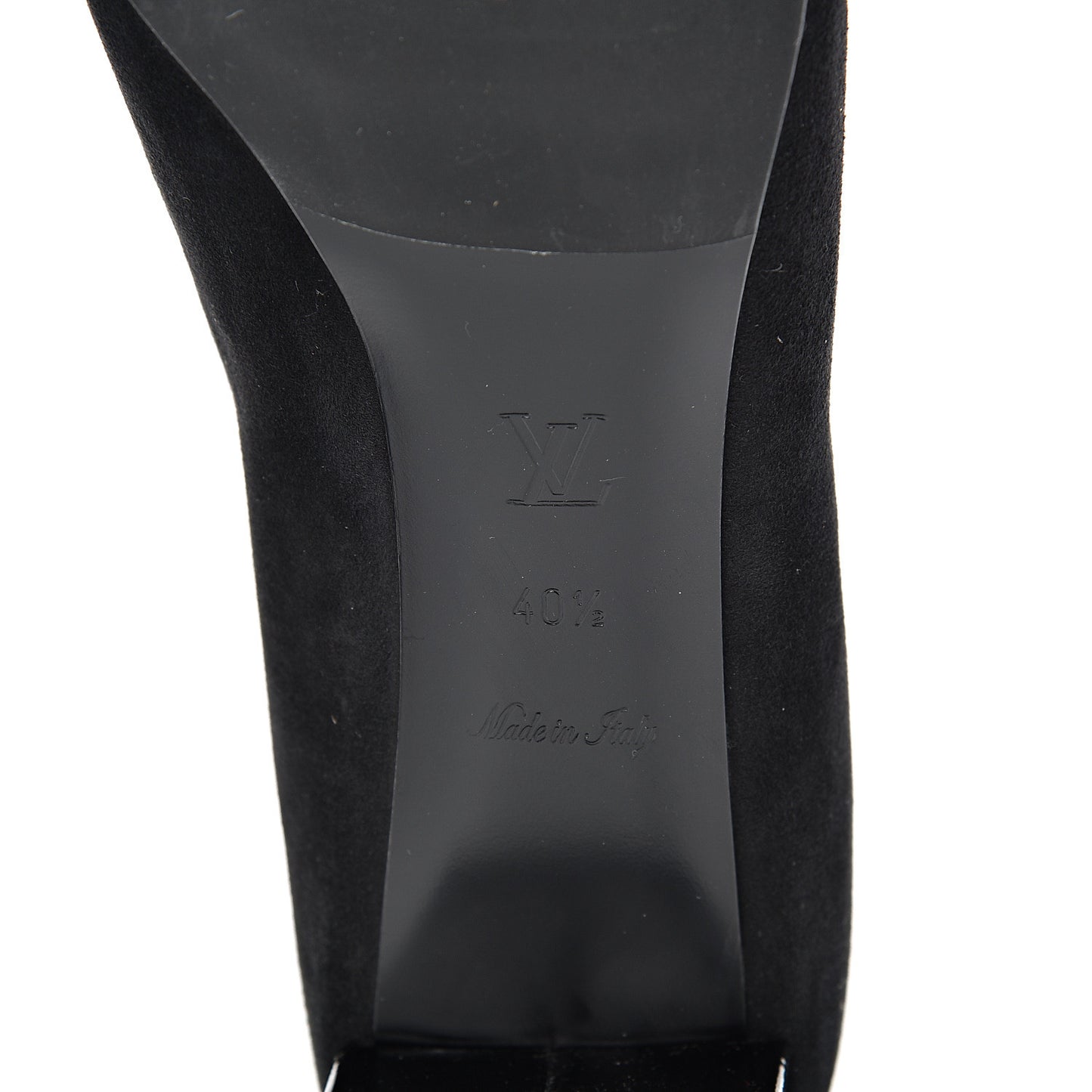 Suede Uniformes Pump 40.5 Black