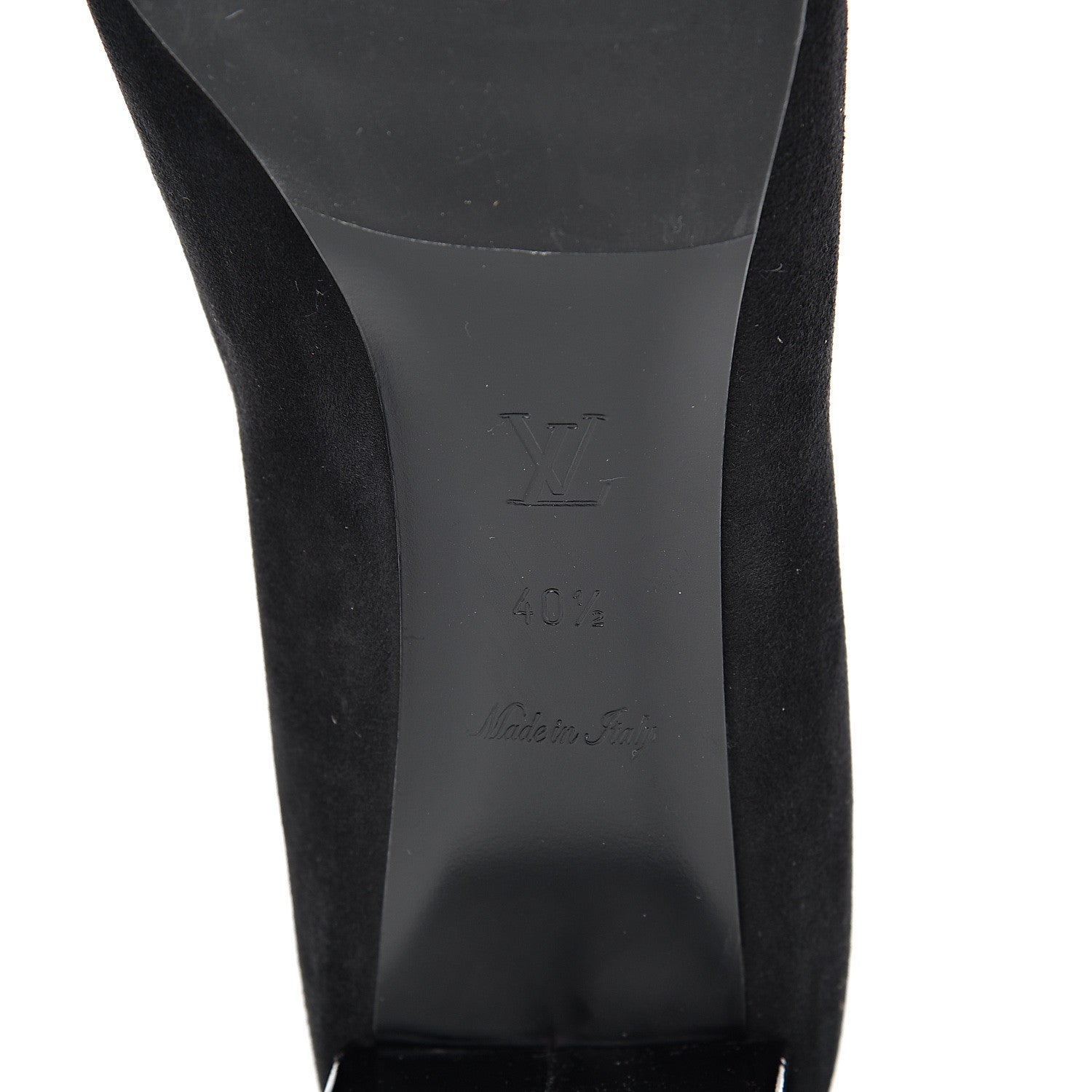 Louis Vuitton Suede Uniformes Pump 40.5 Black 6 of 10