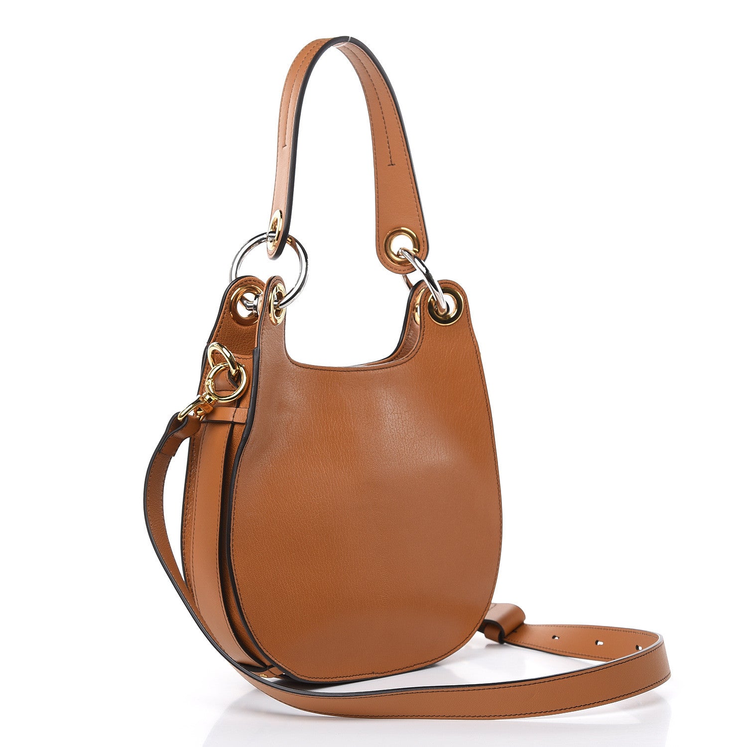 Chloe Calfskin Medium Tess Hobo Autumnal Brown 3 of 11
