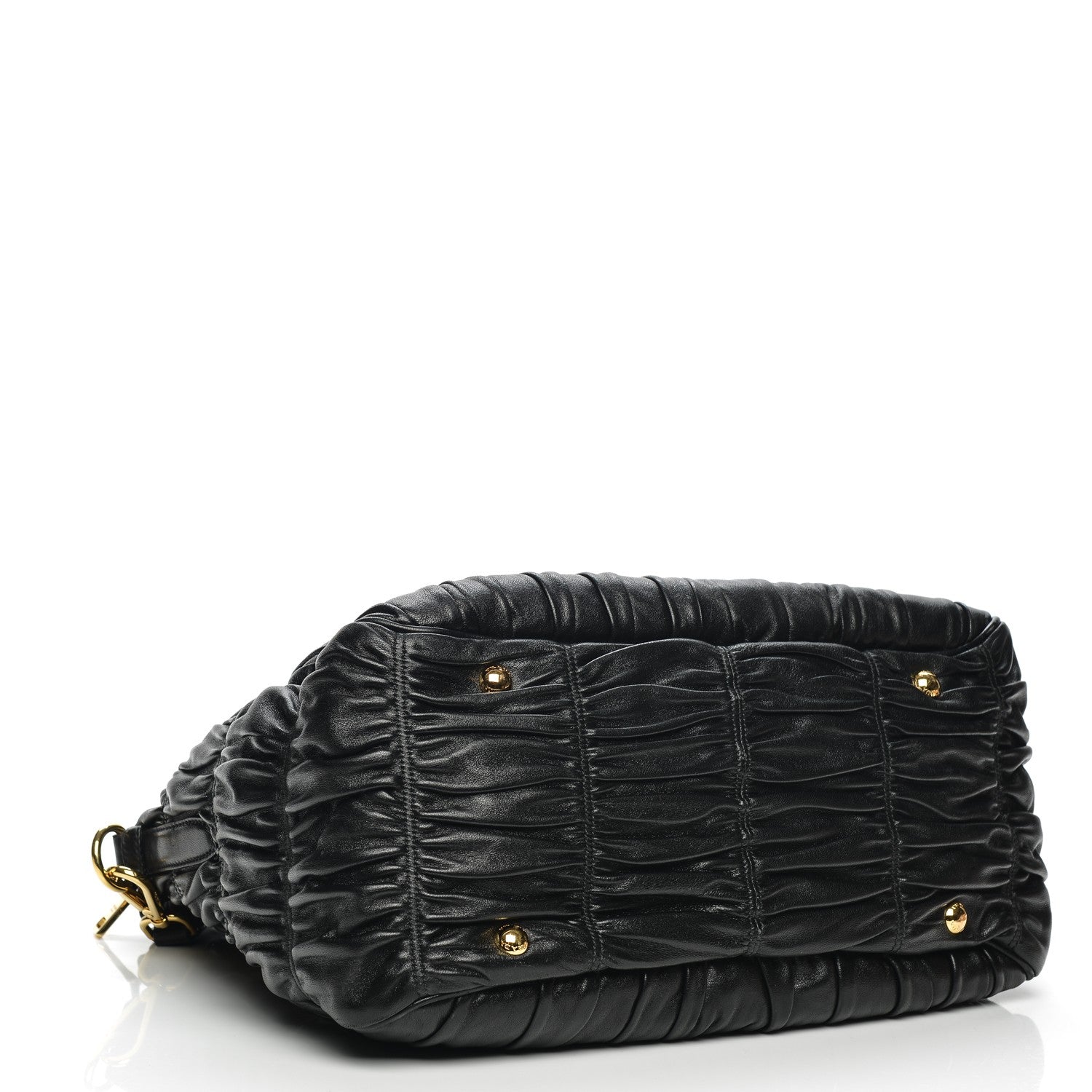 Prada Nappa Gaufre Tote Nero Black 4 of 9