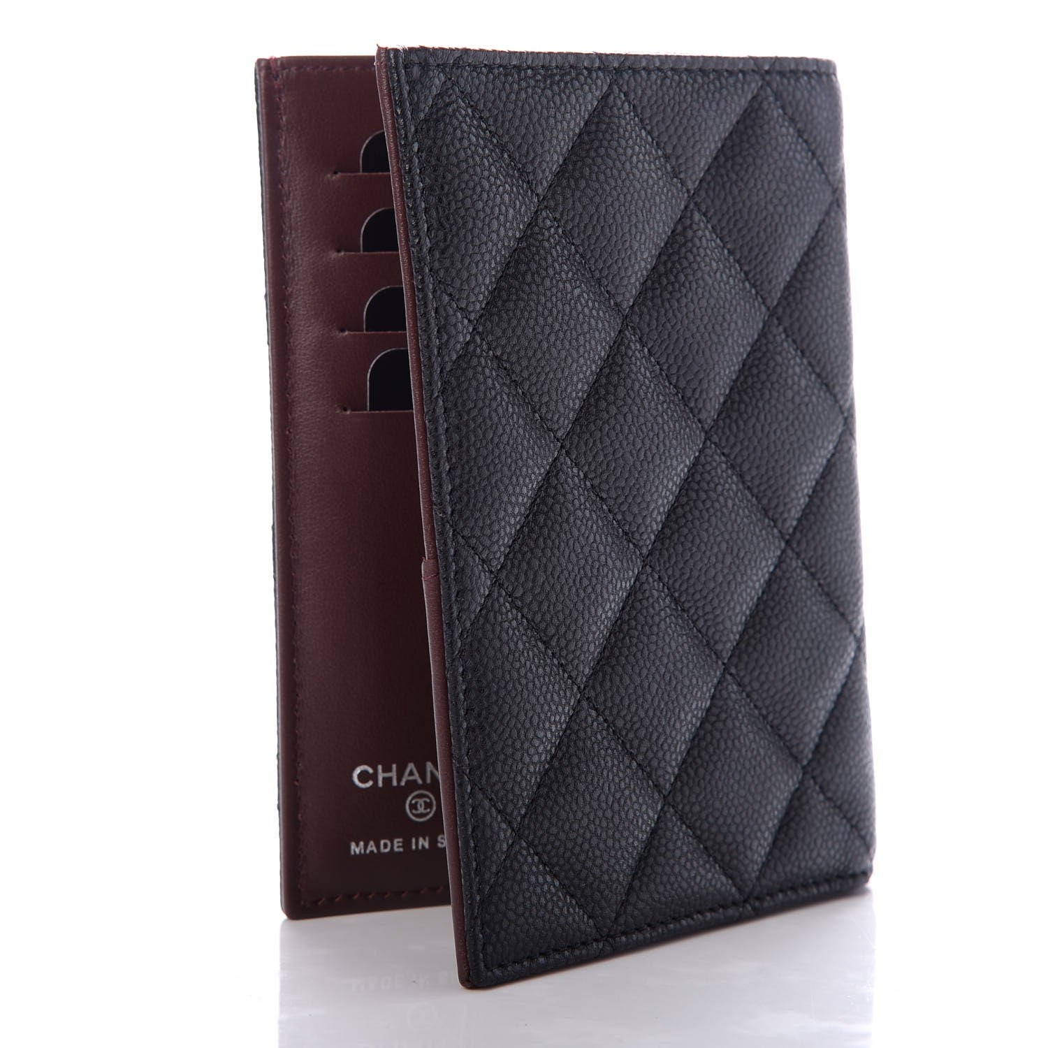 Chanel Caviar Quilted Passport Holder Black 3 of 7