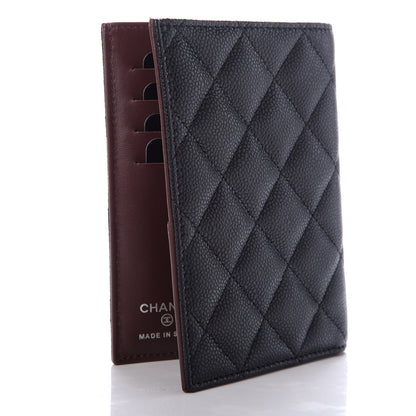 Chanel Caviar Quilted Passport Holder Black 3 of 7