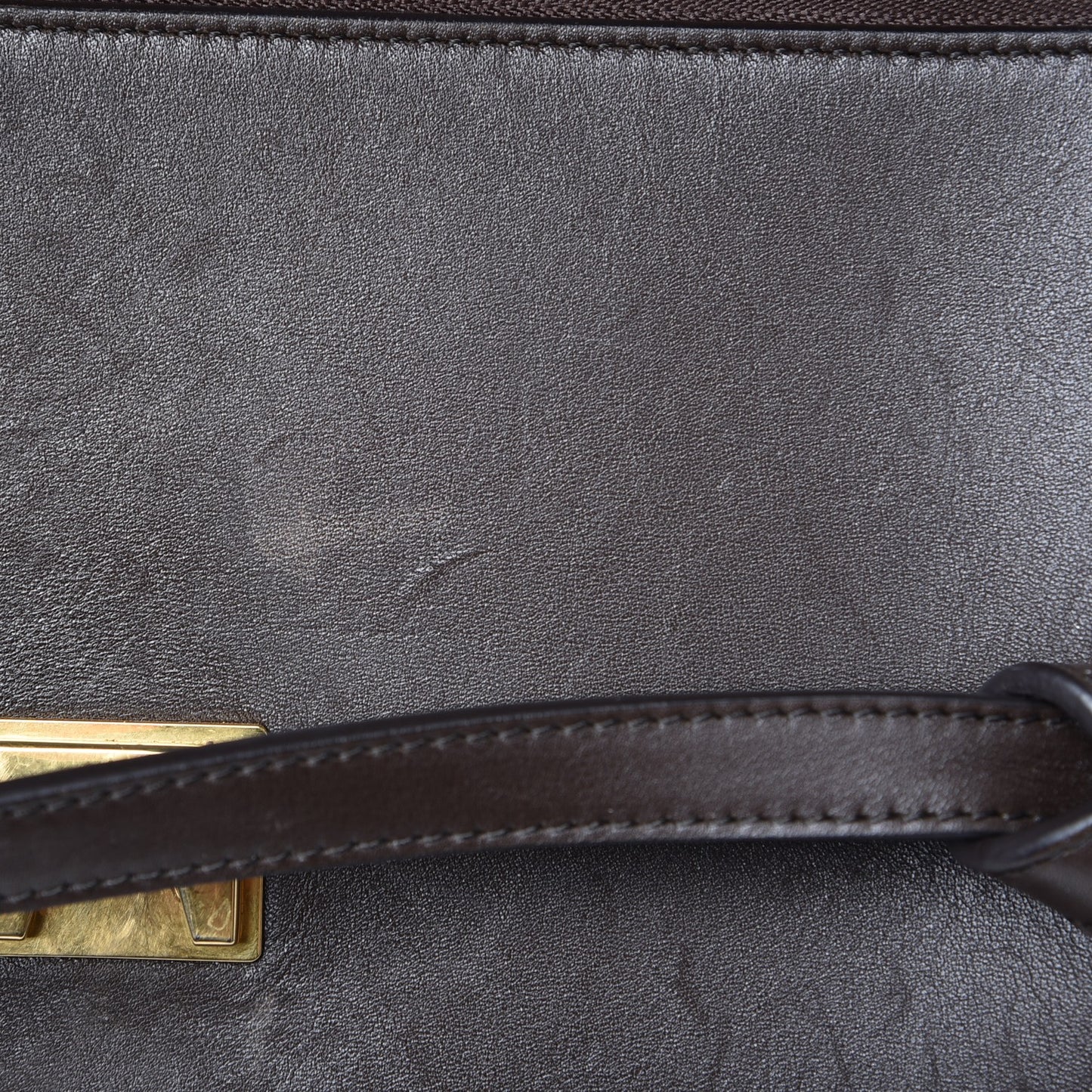 Supersoft Calfskin Mini Belt Bag Wood