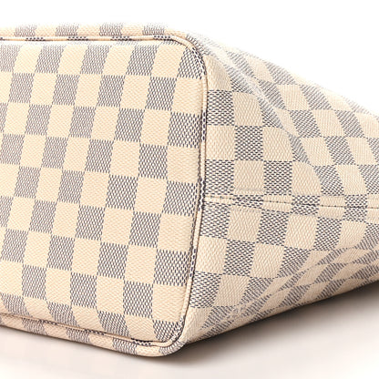 Louis Vuitton Damier Azur Neo Neverfull MM Rose Ballerine 10 of 10