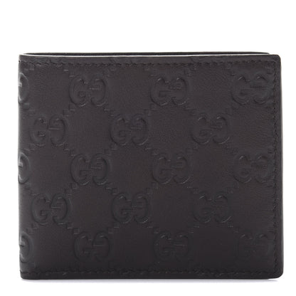 Gucci Guccissima Avel Bi-Fold Wallet Chocolate 1 of 8