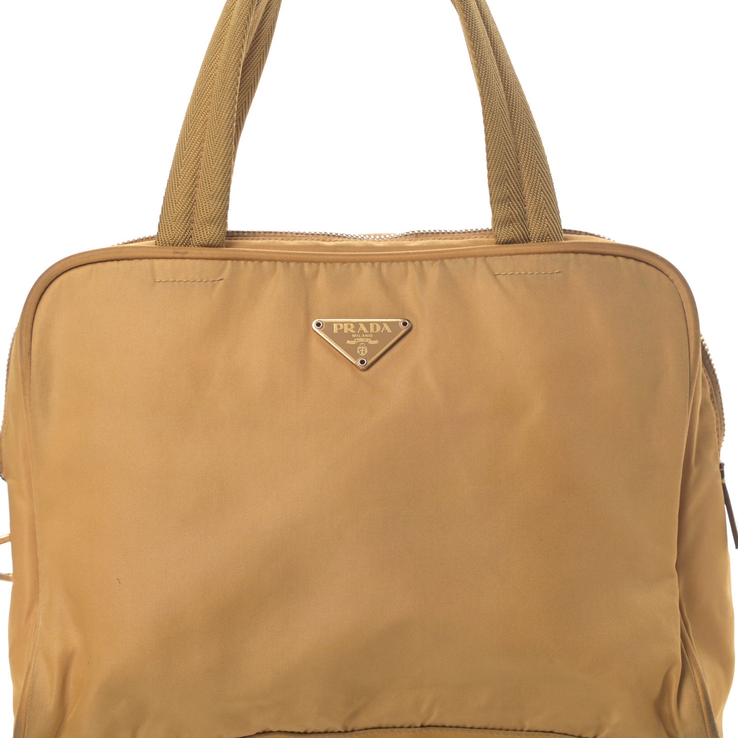 Tessuto Nylon Top Handle Bag