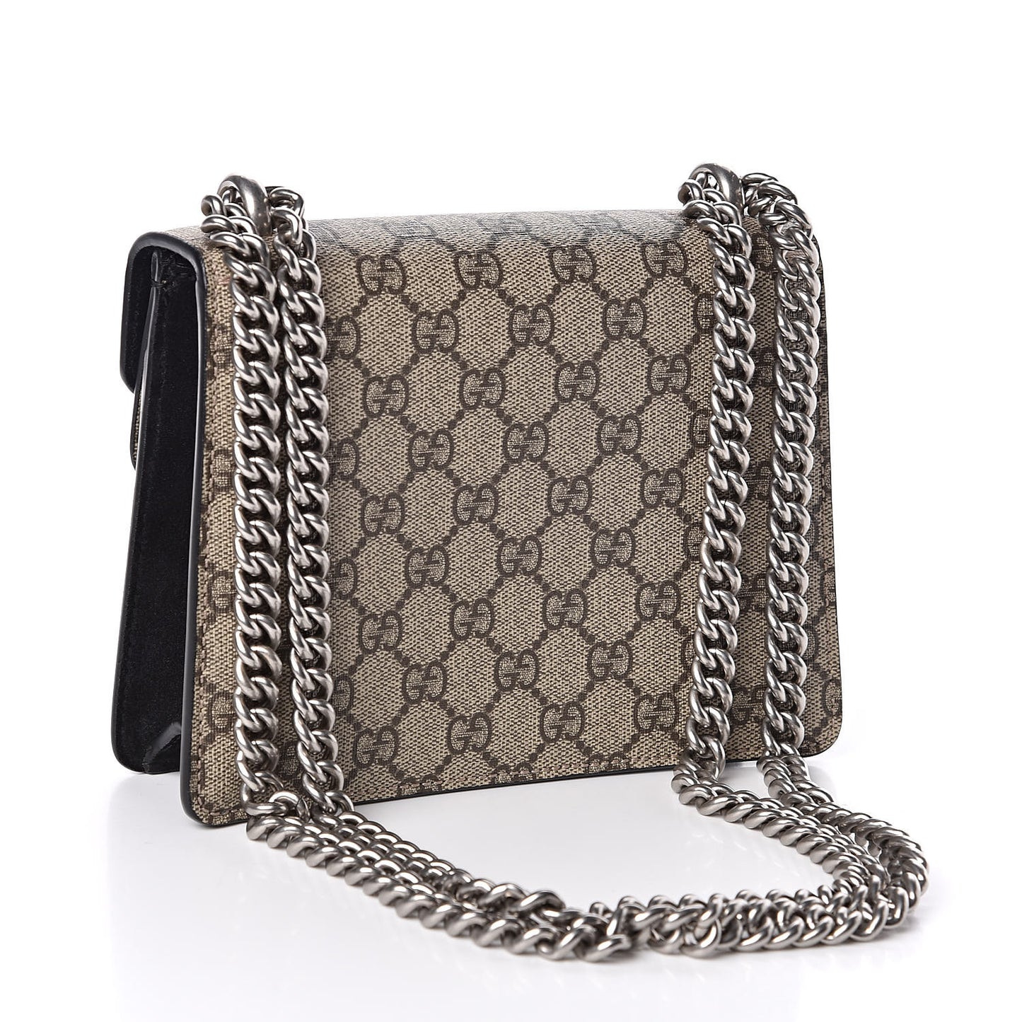 GG Supreme Monogram Mini Dionysus Shoulder Bag Black