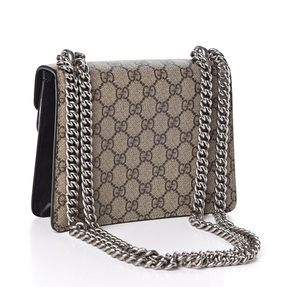 Gucci GG Supreme Monogram Mini Dionysus Shoulder Bag Black 3 of 12