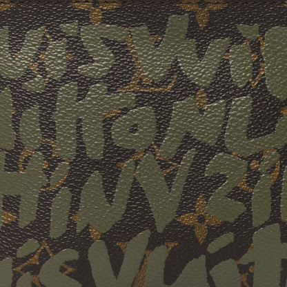 Louis Vuitton Monogram Graffiti Pochette Accessories Kaki 7 of 9