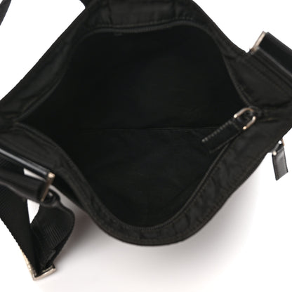 Prada Tessuto Nylon Flat Messenger Bag Black 5 of 9