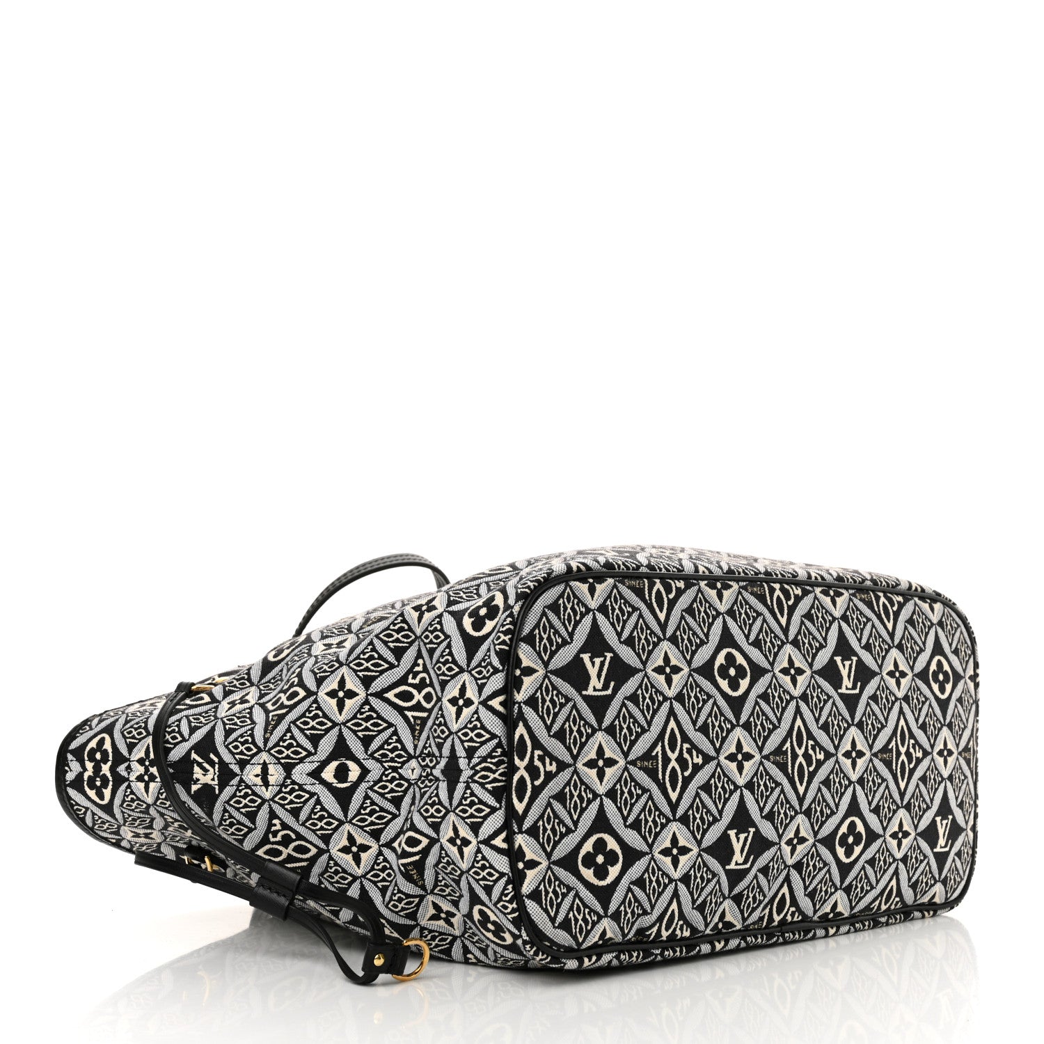Louis Vuitton Jacquard Since 1854 Neverfull MM Grey 5 of 11