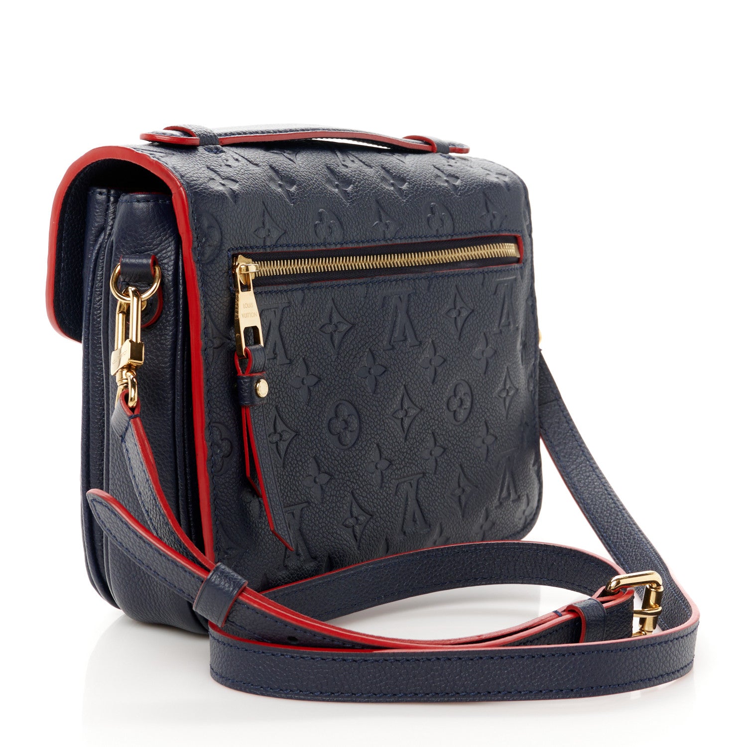 Louis Vuitton Empreinte Pochette Metis Marine Rouge 3 of 12