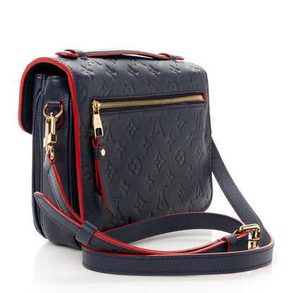 Louis Vuitton Empreinte Pochette Metis Marine Rouge 3 of 12