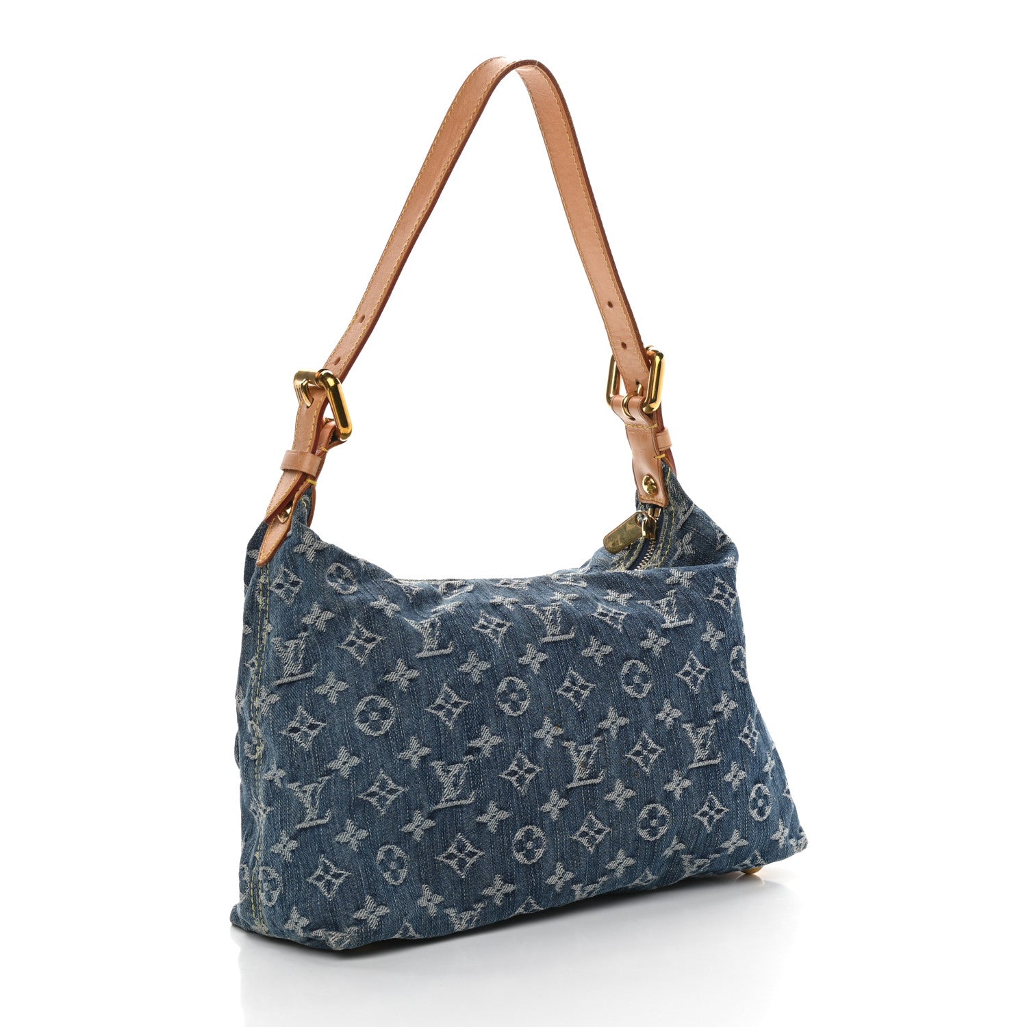 Louis Vuitton Monogram Denim Baggy PM Blue 3 of 9