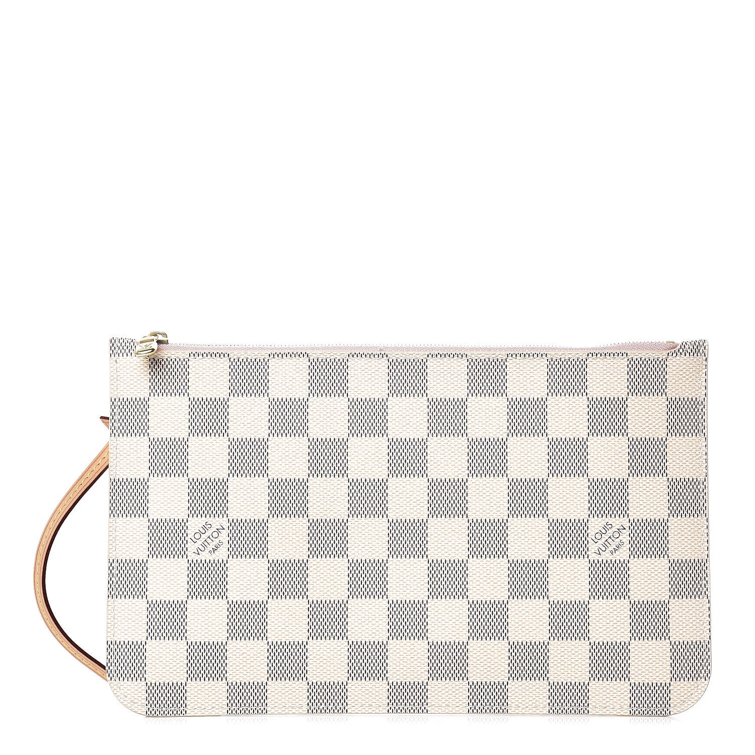 Louis Vuitton Damier Azur Neverfull MM GM Pochette Rose Ballerine 1 of 8