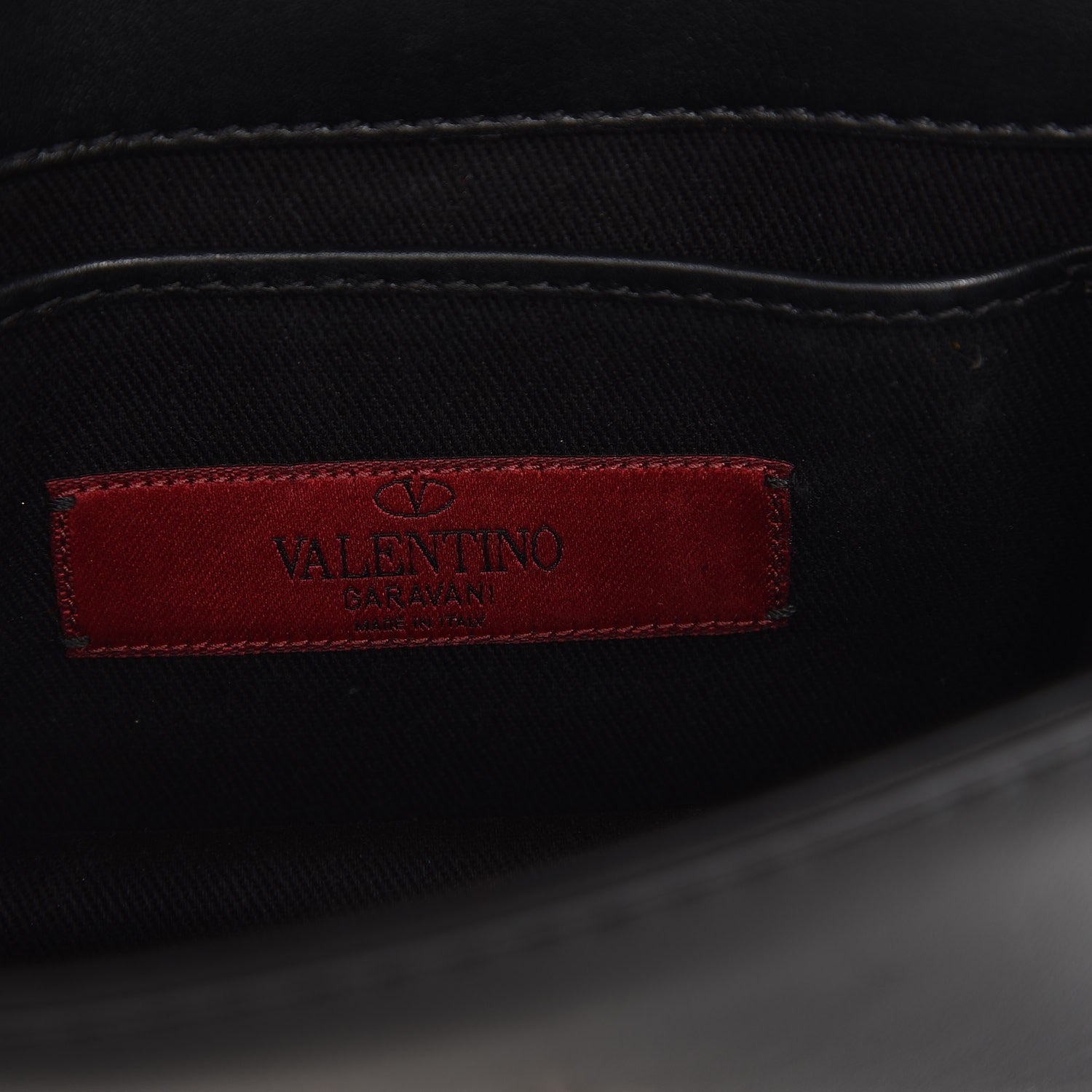 Valentino Garavani Vitello Mini Glam Lock Rockstud Flap Black 6 of 7