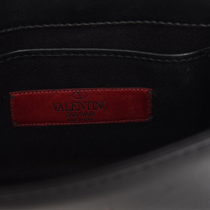 Valentino Garavani Vitello Mini Glam Lock Rockstud Flap Black 6 of 7
