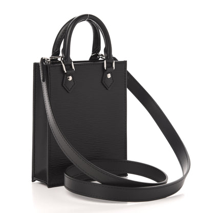Louis Vuitton Epi Petit Sac Plat Black 3 of 10