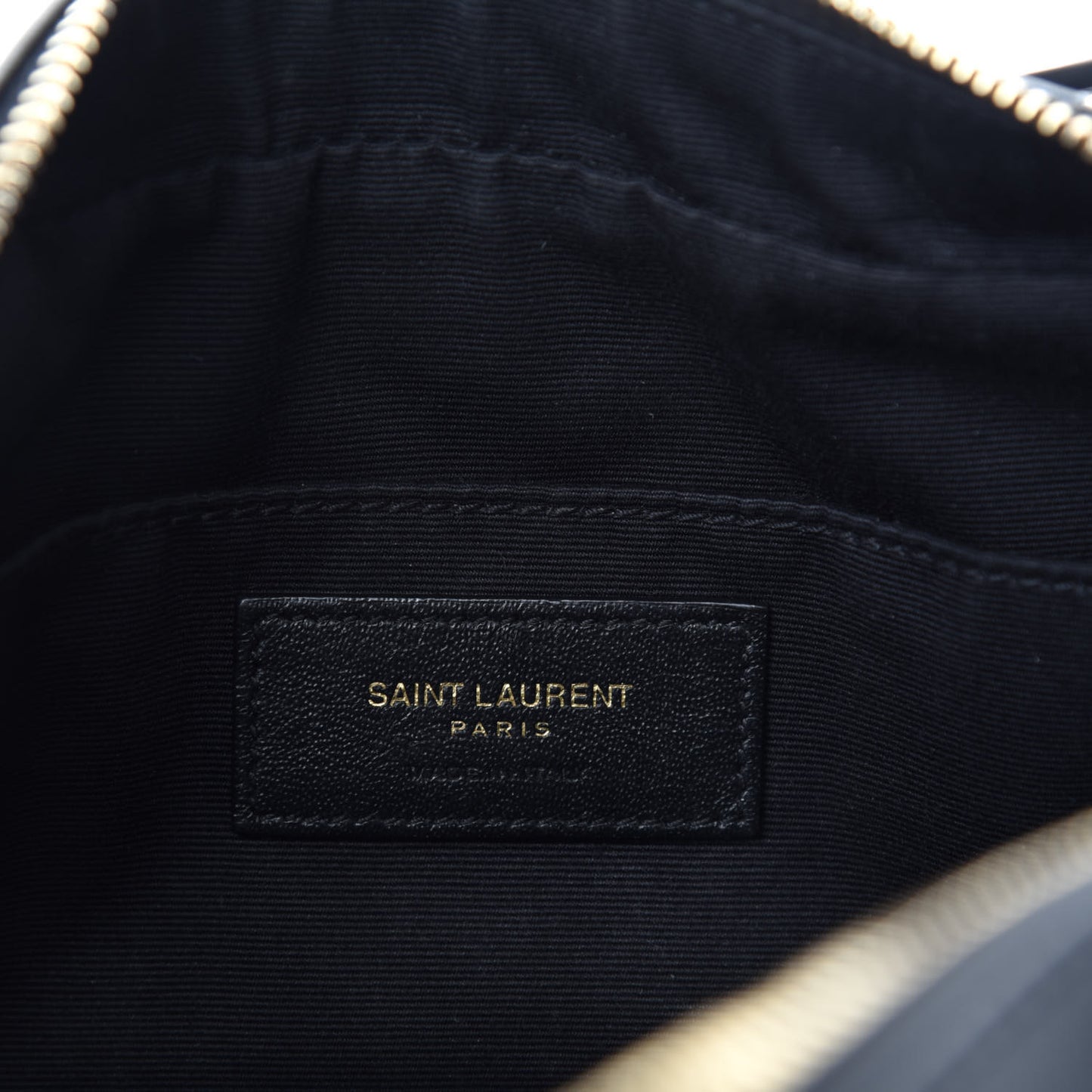 Calfskin Matelasse Monogram Lou Camera Bag Black