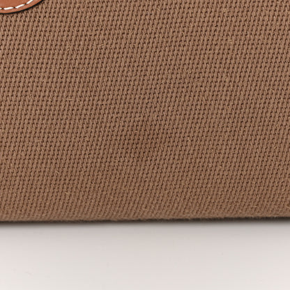 Loewe Canvas Calfskin Cushion Tote Taupe 12 of 15